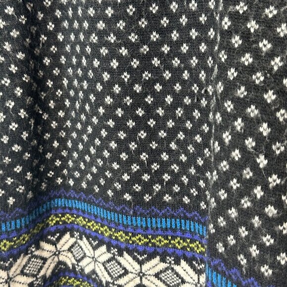 Vintage Amanda Smith Lambswool Blend Sweater Women's M Nordic Quarter Zip - Picture 5 of 9